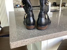 Women's Leather Dune Ankle Biker Boots