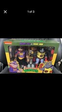 NECA TMNT Teenage Mutant Ninja Turtles - MIGHTY HOG and RHINO-MAN  2-pack  NEW