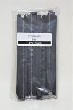 AFX 70608 1/64 Scale 6" Straight Track Pieces 2 Count Bulk Packaging 