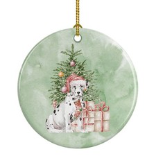 Dalmatian Christmas Presents Tree Ceramic Ornament CK8235CO1