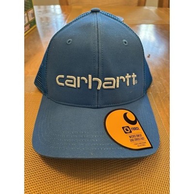 Carhartt Men's Canvas Mesh-Back Logo Graphic CAP HAT 100% Authentic.