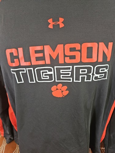 Camiseta Clemson Tigers Under Armour Heat Gear manga larga L suelta - Imagen 2 de 6