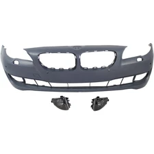 Bumper Cover Fascia Kit For 2011-2013 BMW 528i Front 535i with Parking Aid Holes