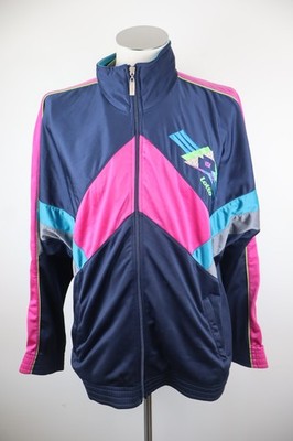 Lotto Sportjacke Herren XL Vintage Casual mit durchgehendem Reißverschluss