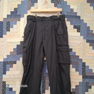 E408 Turbine Snowboardhose Herren XL schwarz Cargo Ski Schnee wasserdicht Baggy Winter - Bild 1 von 4
