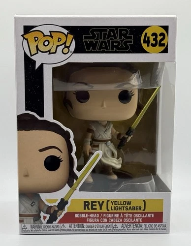 Funko Pop! Vinyl: Star Wars - Rey (Yellow Lightsaber Bobblehead) #432 New