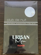 Club de Nuit Urban Man Elixir by Armaf - MEN'S 3.6 FL OZ NEW AND SEALED IN BOX 