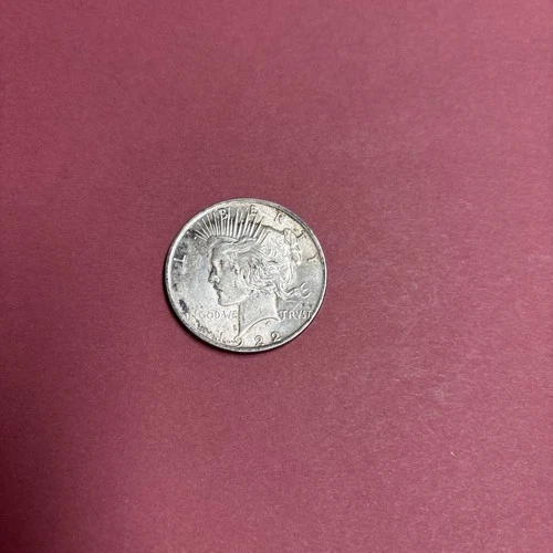 1922 Peace Dollar, Brilliant Uncirculated, 90% Silver content