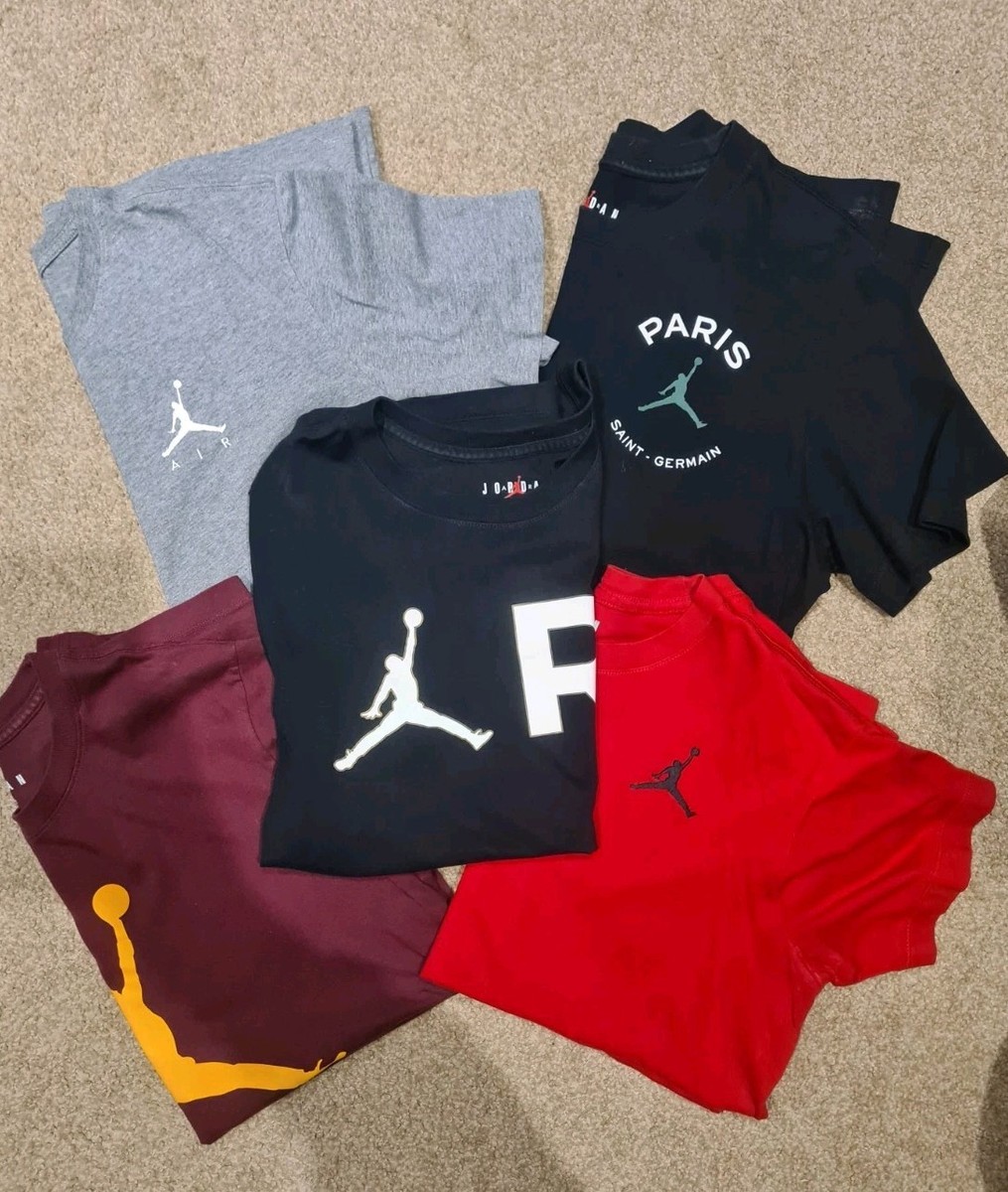 Jordan T-shirts Bulk Buy Size Medium, large, small, Mens UK