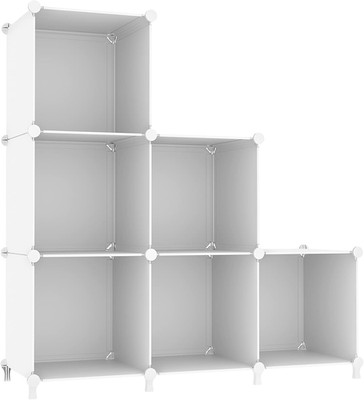 Cube Storage Organizer, Storage Cubes Shelves Bookshelf, 6 Cube Closet Organizer