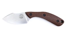 White River Smith & Sons Apex CPM Magnacut Steel Natural Burlap Micarta Handle