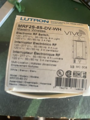 Lutron MRF2S-8S-DV-WH Maestro Switch