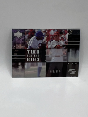 Felix Pie & Josh Hamilton Two For The Bigs /999 UD 2007 Future Stars #TS-PH
