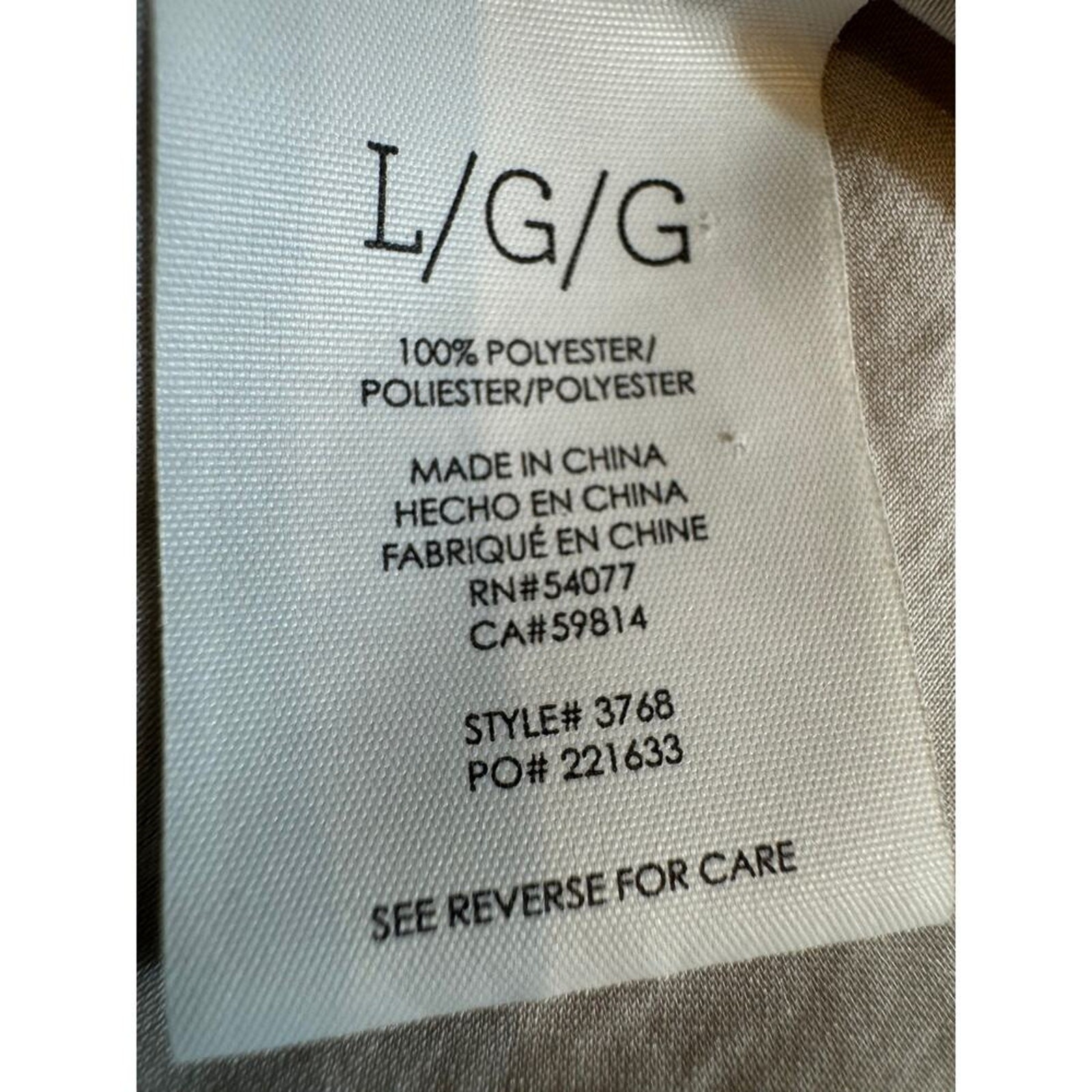 Cabi Classic blouse off white long sleeve ruffle cuff v neck tunic popover  Sz L