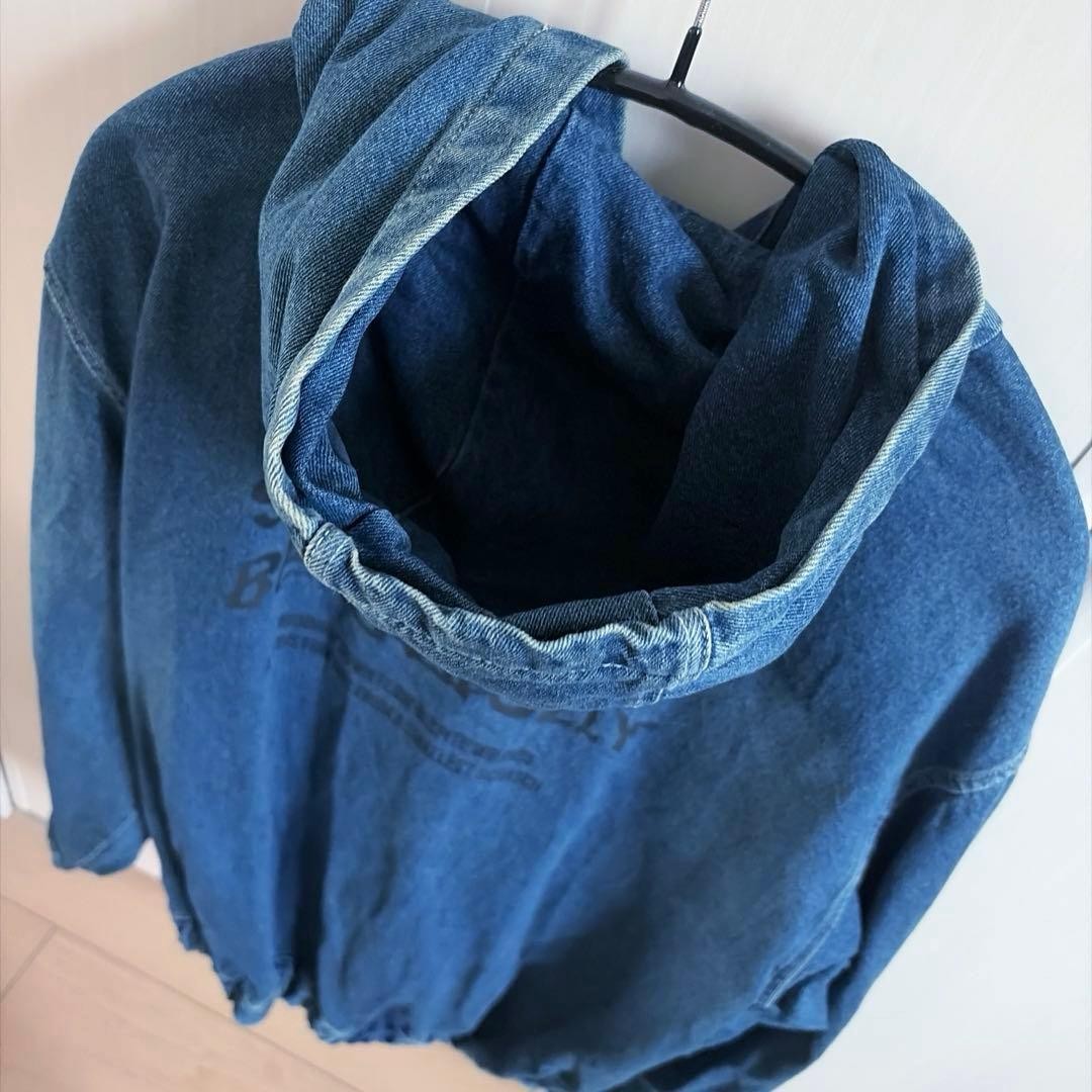 BTS Jimin Exhibition Goods Denim Hoodie with Trading Card | eBay