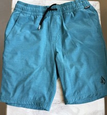 Volcom Boys Surf N' Turf Hybrid Shorts - Teal Blue 5Y