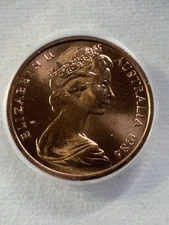 1984 Australia 1 Cent Graded MS 67 RD by ANACS