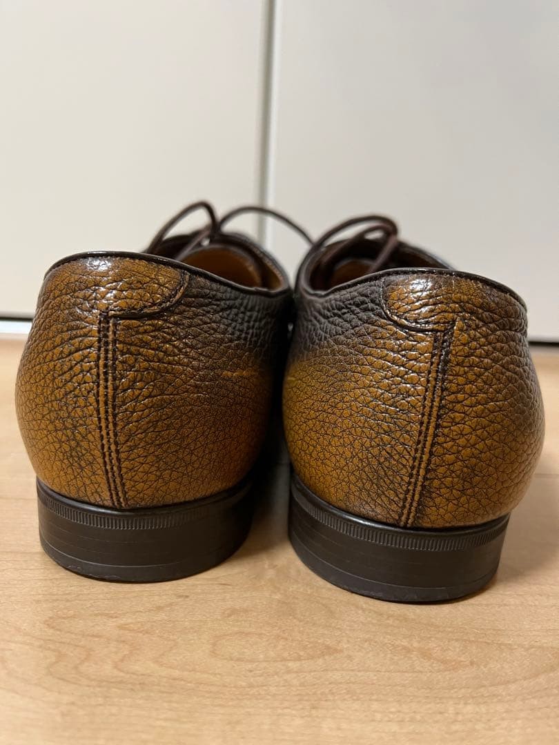 Gucci Lace Up Shoes Brown Leather With Logo Size 6.5 US About7 For Men thumbnail 10