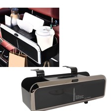 Car Headrest Organizer Tissue Box Car Back Seat Cup Holder Multi Functional For