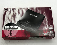 Vintage Sony Discman D-121 CD Compact Player BOX ONLY Original Mega Bass