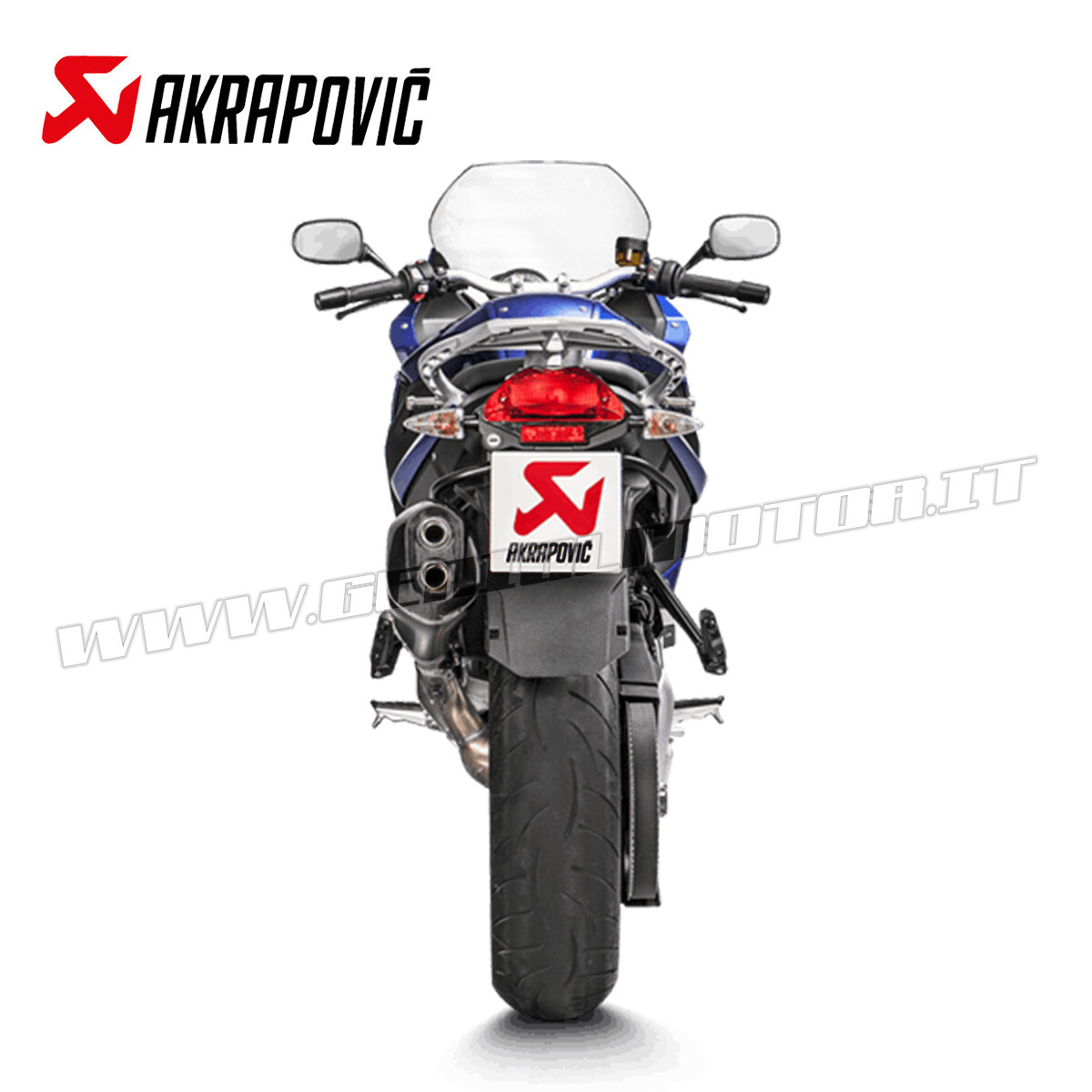 Exhaust Titanium Approved Muffler Akrapovic for Bmw F800GT 2017