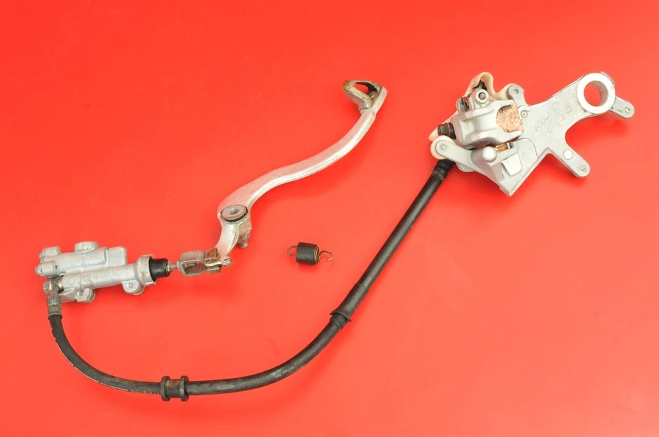 2004 - 2009 Honda CRF450R CRF450 CRF250 Rear Brake Caliper Master Cylinder Pedal - Image 2 of 4