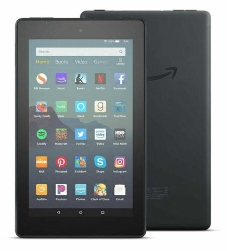 Fire 7 Tablet 16GB 7 Inch 2022 Latest Release Black P8AT8Z