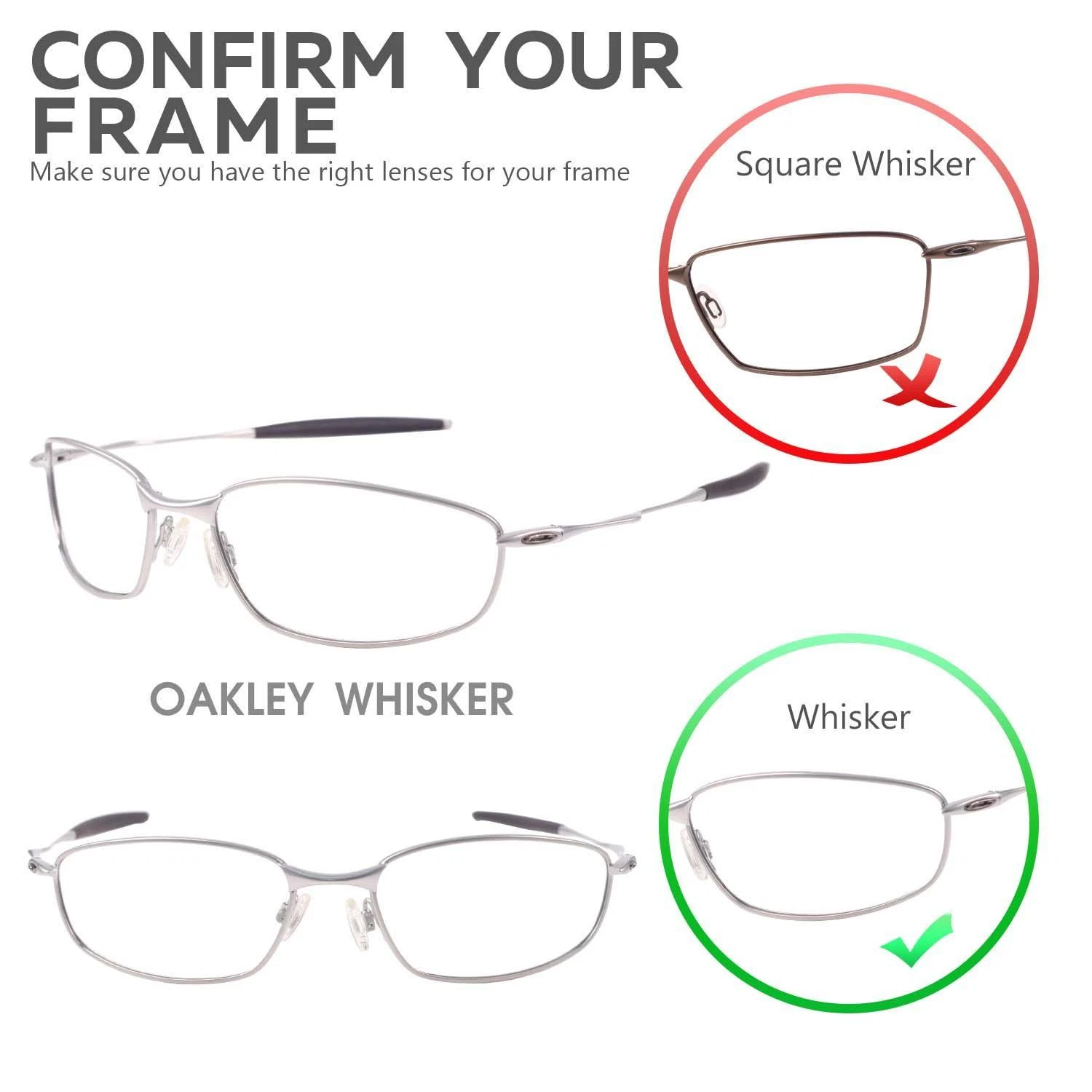 New Walleva Polarized Fire Red Lenses For Oakley Whisker image 6