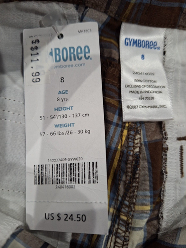GymBoree Brown Shorts - Size 8 - Picture 3 of 3