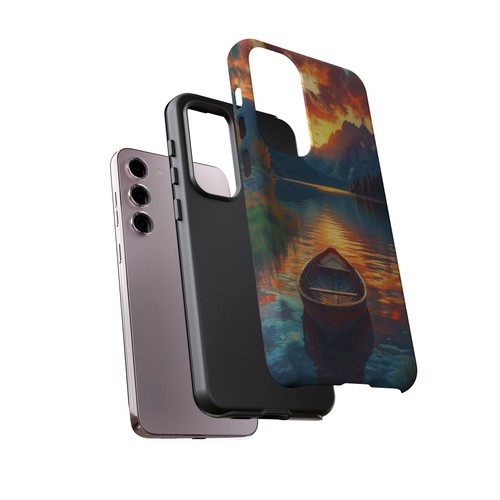 Lake Wooden Boat Phone Case for iPhone, Samsung Galaxy, Pixel - 第 178/231 張圖片