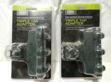 Lot of 2 Tripletap Adapters Indoor / Outdoor Living Solutions NIP