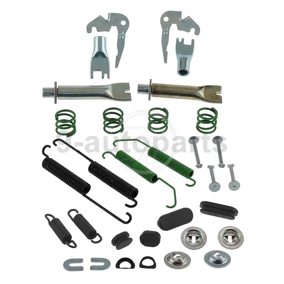 Kit de tambores y zapatas de freno trasero y herrajes para Jeep Compass 2008-2017 Foto 2 de 4