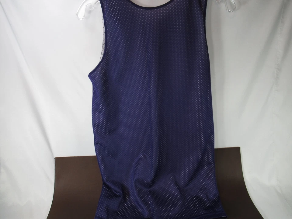 Camiseta deportiva de baloncesto Alleson púrpura grande juvenil (100 % poliéster) (D ED) Foto 2 de 4