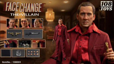 108TOYS  108004   1/6  Face Off Castor Troy Nicolas Cage Action Figure IN STOCK