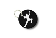 Keychain Round Printed Double-Sided Climbing