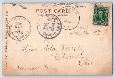 DPO (1865-1915) Aitch OH Postcard RPPC Photo Bamforth Children Compensation