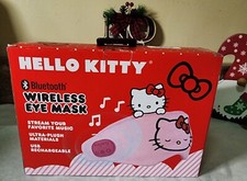 Hello Kitty Bluetooth Wireless Eyemask. Plush Eyemask. Hello Kitty Eyemask.