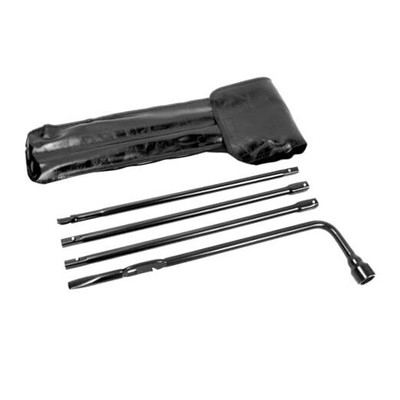 Spare Tire Tool Kit with Spare Tire Jack Handle and Wheel Lug Wrench 