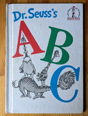 Dr. Seuss's ABC Vintage Children's Book 1964 UK 1st Edition, First, Book Club Ed