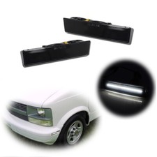Luces de señalización/marcadoras laterales delanteras LED blancas para camioneta Chevy Astro/GMC Safari 95-05
