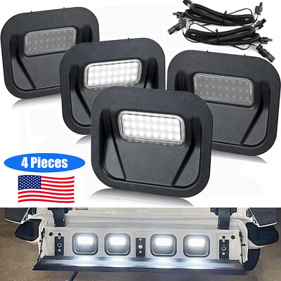 4x MultiPro Bed Tailgate Rear Step Light For GMC Sierra Silverado 19-25 84347814