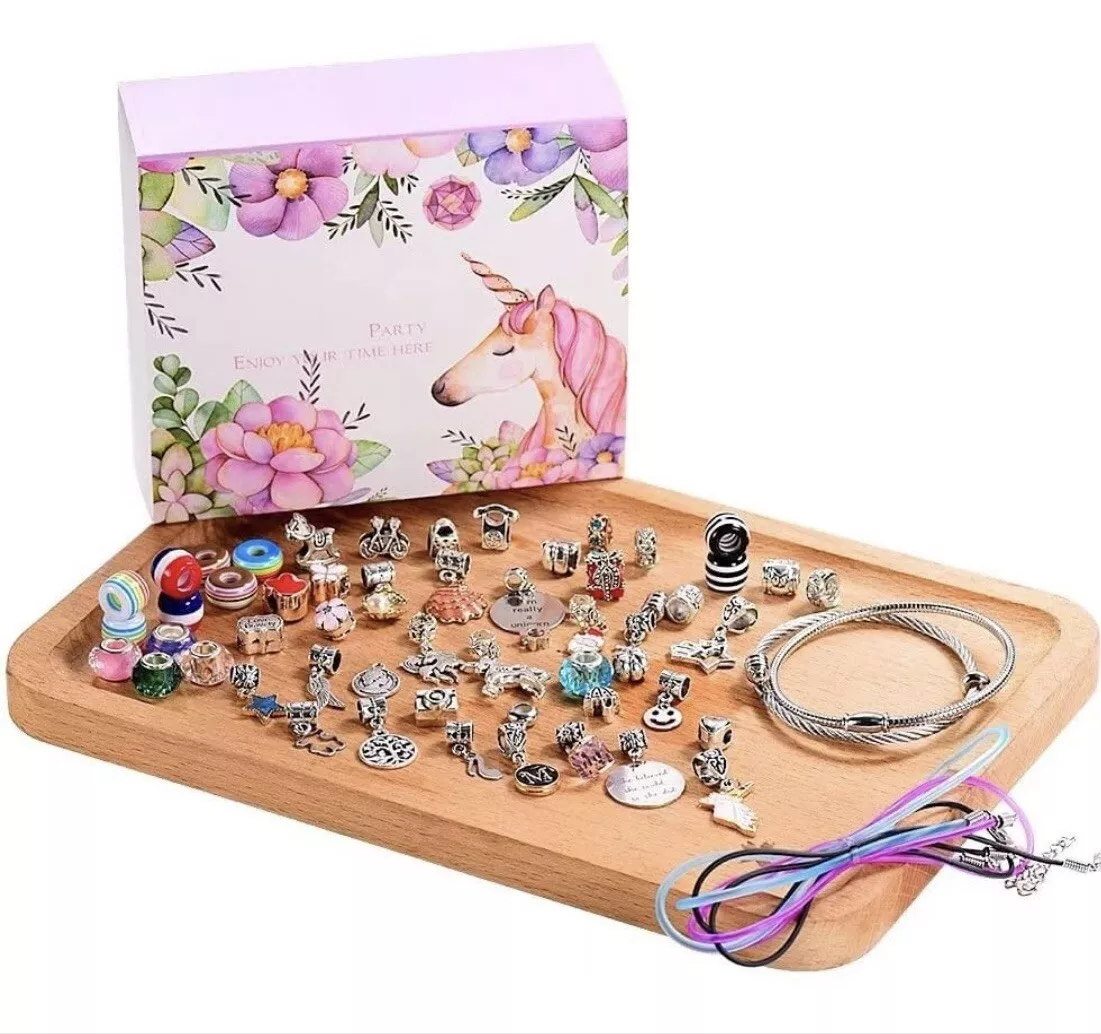 CHARM BRACELET MAKING KIT FOR TEEN GIRLS, JEWELRY MAKING SUPPLIES