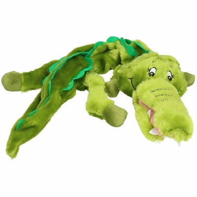 stuffed alligator dog toy