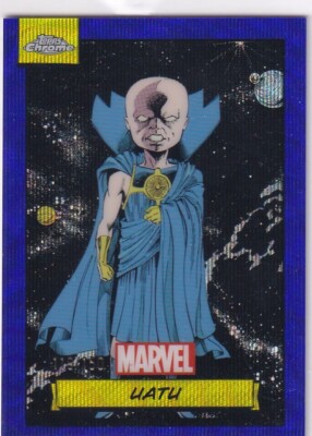 Topps Marvel Chrome 2024 Card Nr. 85 Uatu Blue Wave Refractor 119/150