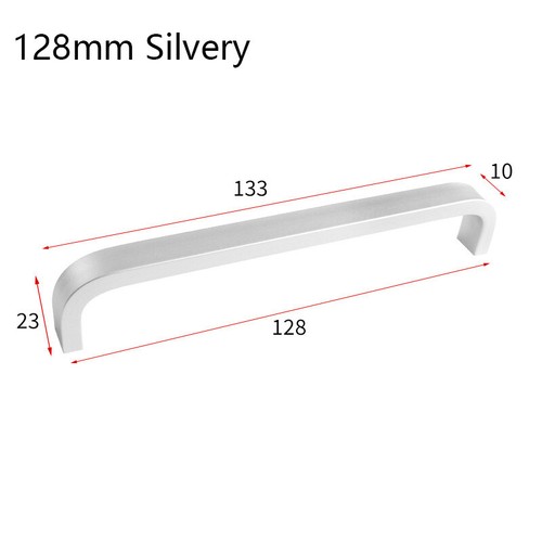 Door Handles Aluminum Alloy Kitchen Cupboard Cabinet Handle Cupboard Drawer Door - Picture 16 of 23