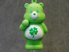 Care Bears NEW * Good Luck Bear Clip * Blind Bag Series 1 Key Chain Monogram
