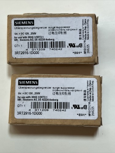 (2) Surtenseur Siemens 3RT2916-1DG00 us:=DC 12V …250V. Quantité : 2 livraison gratuite - Photo 6/6