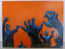 Dylan Dog n.1 copertina ma solo zombi.Fatto a mano.