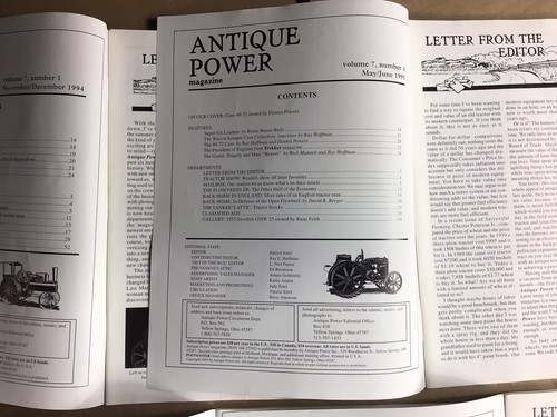 Antique Power Magazines, 1994/ 1995 Set Of 5 Issues, Very Good Shape - Picture 10 of 21