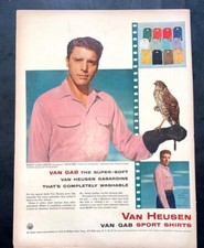 Life Magazine Ad VAN HEUSEN SHIRTS with BURT LANCASTER rev OLD GRAND DAD 1954 A2